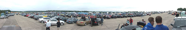 Syndikat-RaceWars Show & Shine Panorama [DAS BMW Event in 2005 - BMW Treffen und 1/4 Meile RaceWars